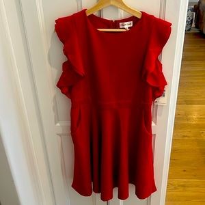NWT Emerald Sundae girls red dress size 14.5